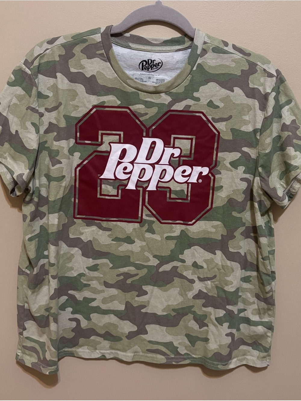 Dr Pepper Camo Short Sleeve Tee in XL